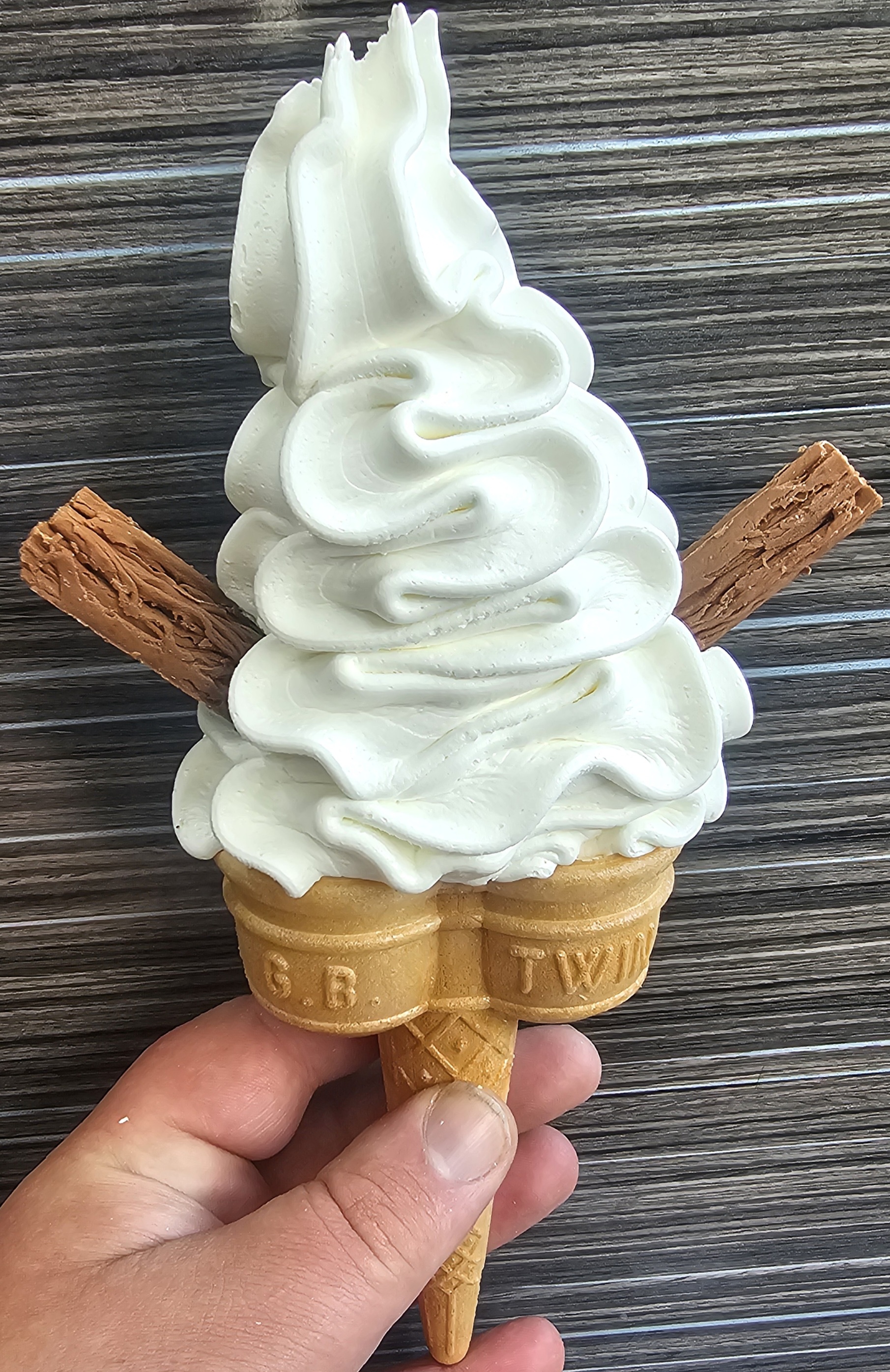 Twin Ice Cream Cones